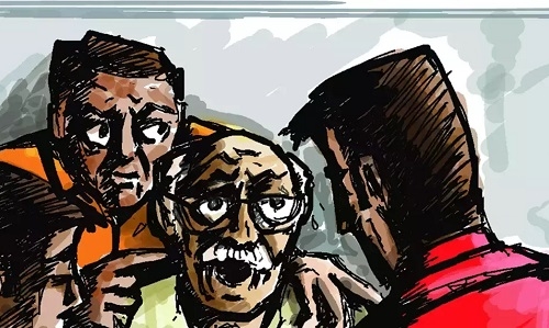 attack senior citizen