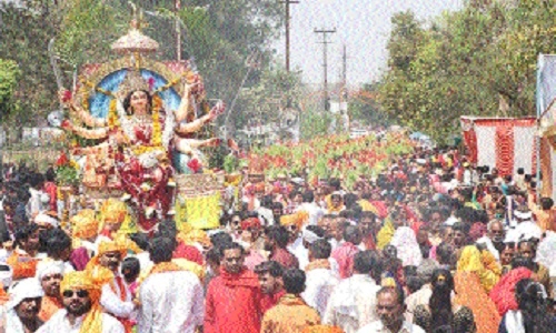 Narsinghpur drenched in devotion with immersion of 751 Jawara Ghat Kalash - Vimarsana News