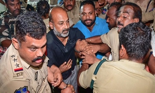 Telangana BJP chief arrested