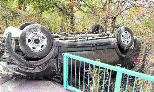 Class 10 student killed, friends injured as car turns turtle - Vimarsana News