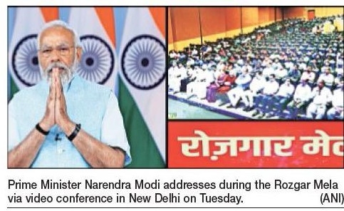 Changes in recruitment system ended corruption, nepotism, says PM Modi - Vimarsana News