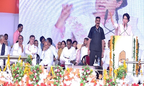 Priyanka Gandhi targets Govt on unemployment, scams - Vimarsana News