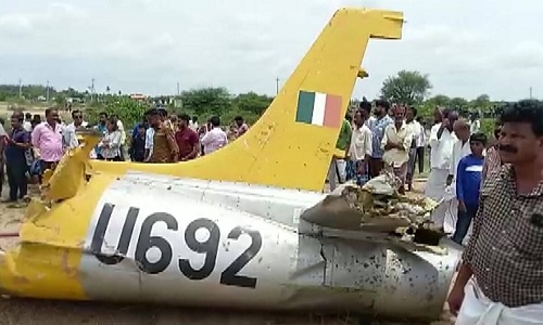 IAF’s trainer aircraft crashes