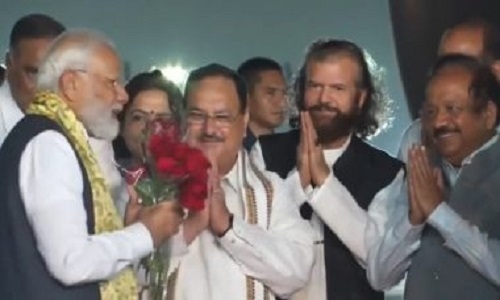 'What's happening in India', PM asks Nadda on arrival - Vimarsana News