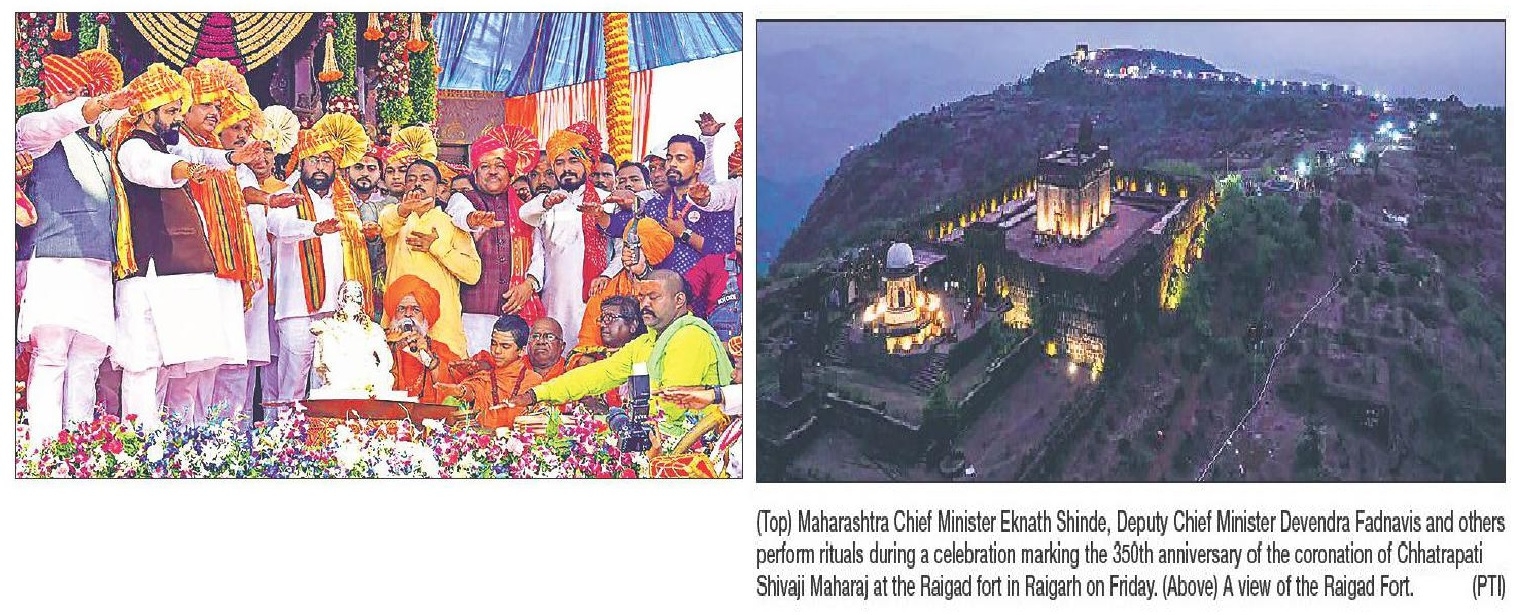 350th anniversary celebrations of Shivaji Maharajs