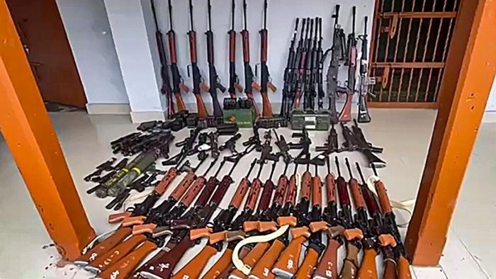 Weapons surrendered