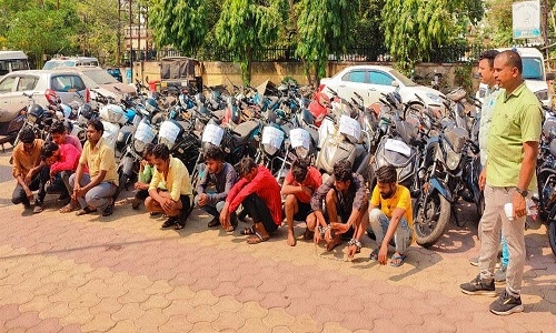12 youths arrested with 50 stolen two-wheelers worth Rs 30 lakh - Vimarsana News