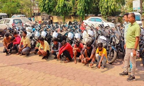 12 youths arrested with 50 stolen two-wheelers worth Rs 30 lakh
