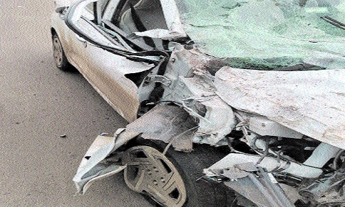 Woman killed, another injured after speeding car hits them at bus stop - Vimarsana News