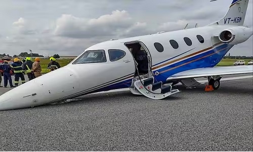 emergency landing  at HAL