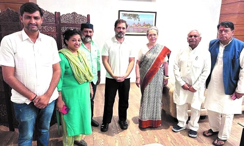 Private jet carrying Sonia, Rahul makes emergency landing in Bhopal - Vimarsana News