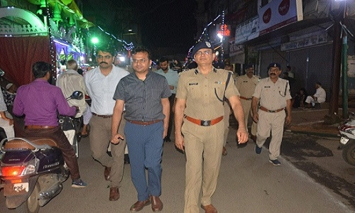 Police conduct flag march ahead of festivals - Vimarsana News