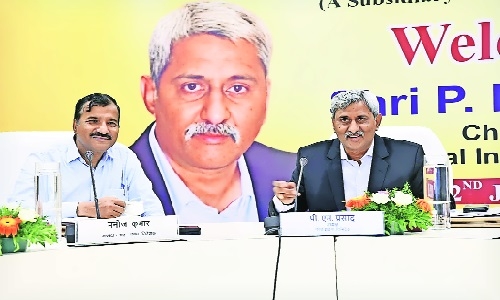 CIL CMD visits WCL - Vimarsana News