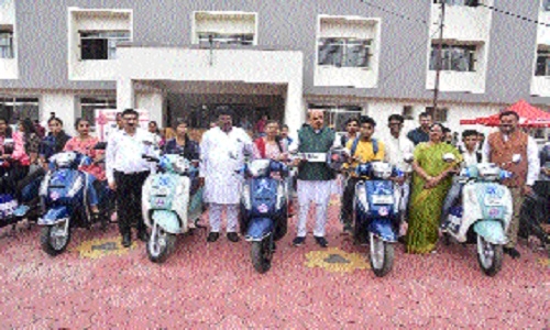 Government schools get scooty 