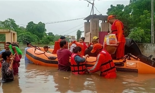 rescues 105 in Gujarat