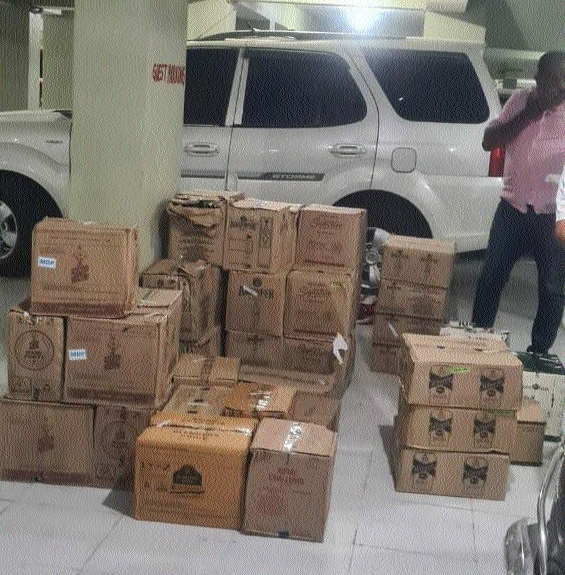 Illegal stock of foreign liquor