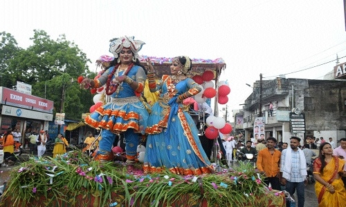 Janmashtami celebrated with gaiety - Vimarsana News