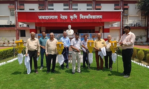 JNAU VC inaugurates Solar Power-based Light Trap to provide relief to farmers - Vimarsana News