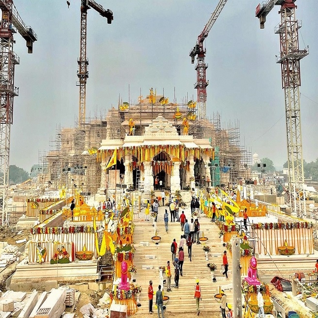 Religious fragrance engulfs Ayodhya - Vimarsana News