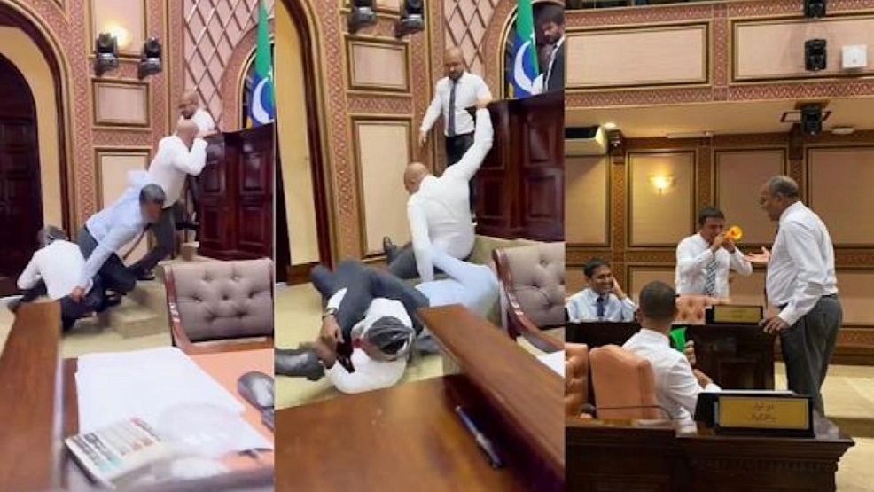 Maldives Opposition MPs engage in fight - Vimarsana News
