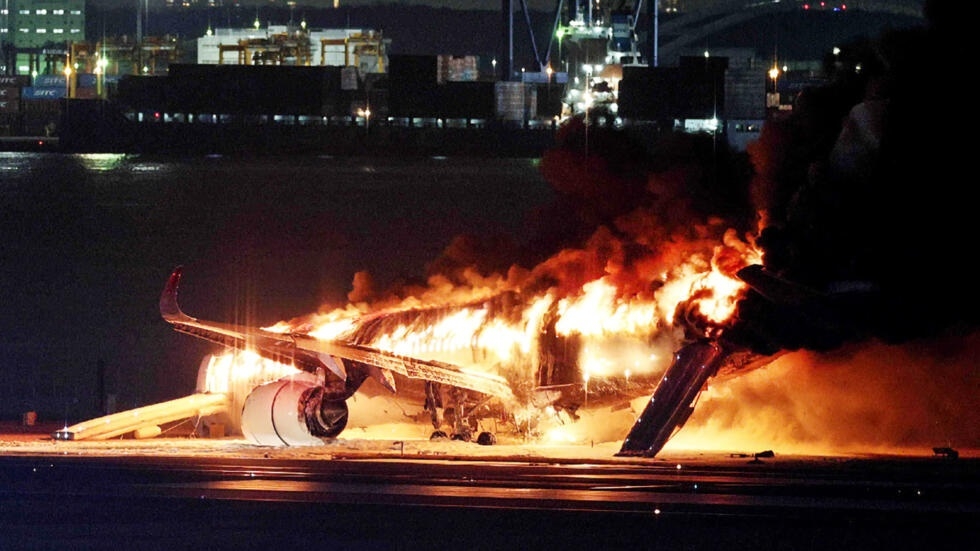 Tragedy at Japan airport