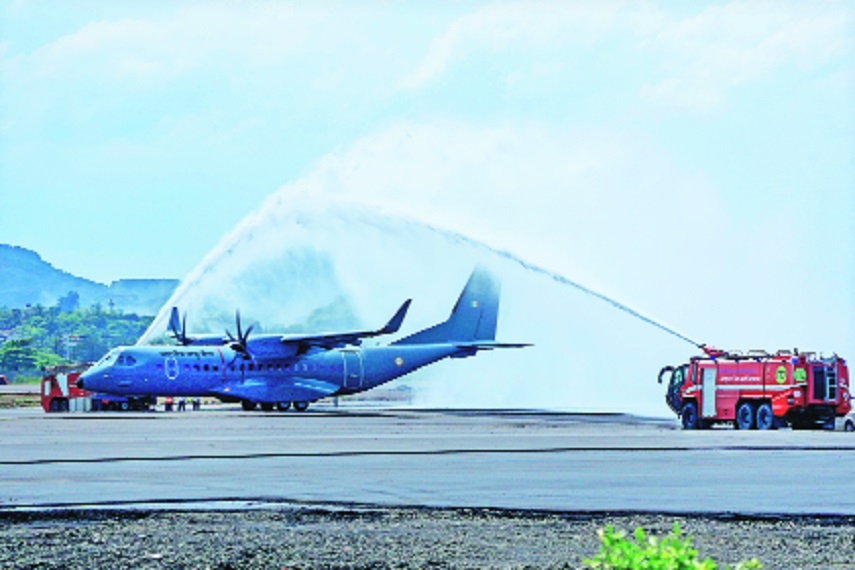 An Indian Air Force C-295 aircraft