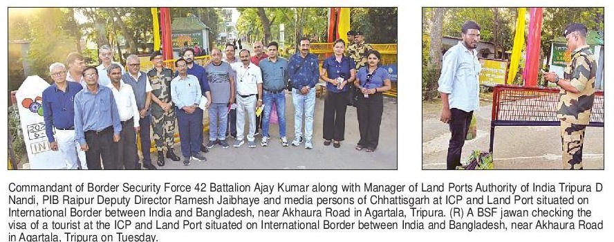 14-member media delegation