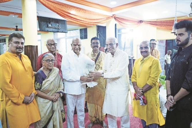 Banwarilal Purohit in kali mandir