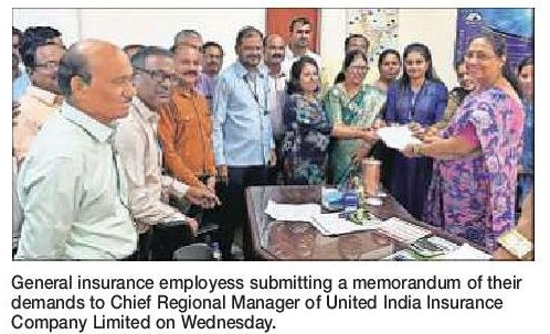 General insurance employees stage