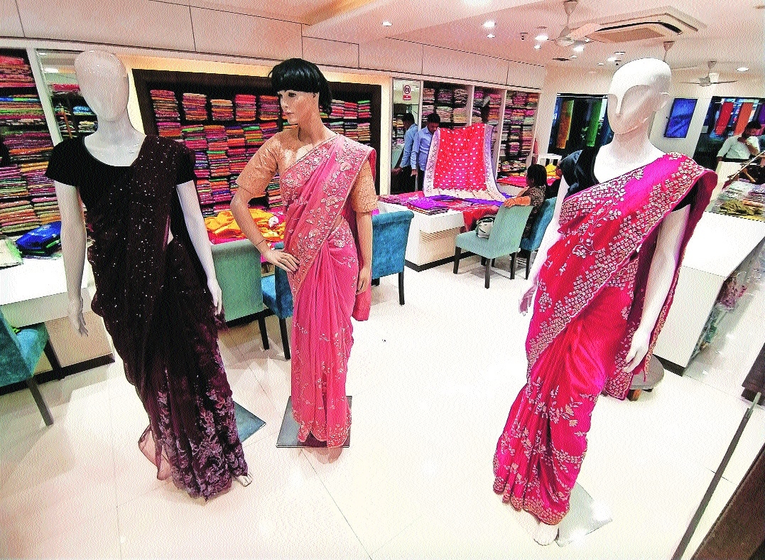 Elegant pure silk saree 