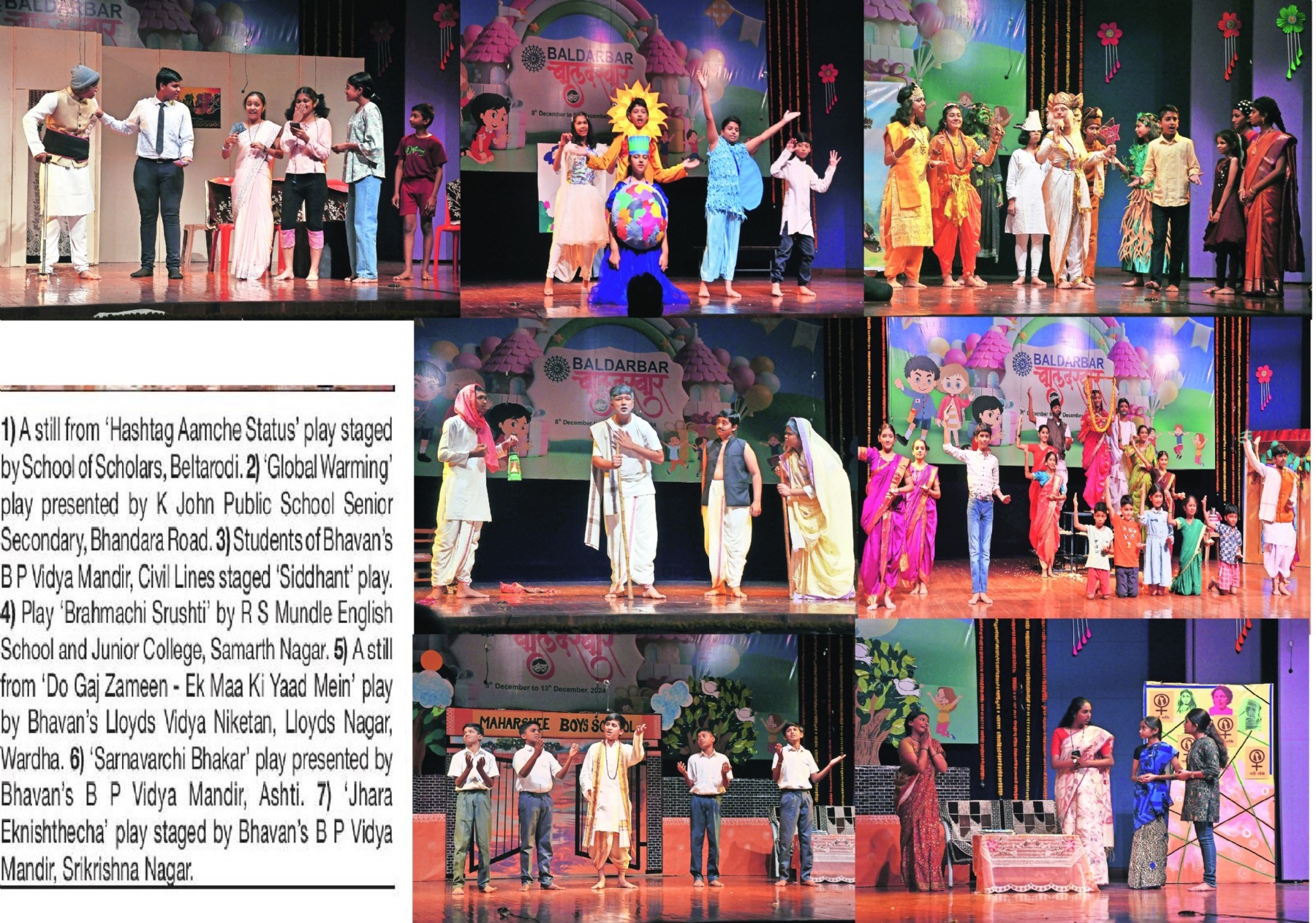 Children shine on day 2 of Bal Darbar 