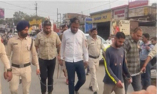 Four caught in club brawl