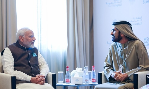 Modi holds talks with UAE PM