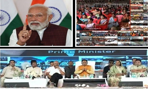 PM Modi inaugurates Mahtari Vandan Scheme - Vimarsana News