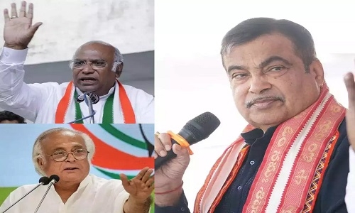 Gadkari slaps legal notice to  Cong President Kharge