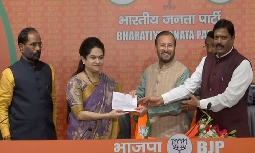 Padmaja joins BJP
