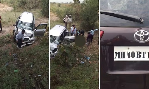 Three injured as MLA Ashish Jaiswal's car hits vehicle of woman lawyer - Vimarsana News