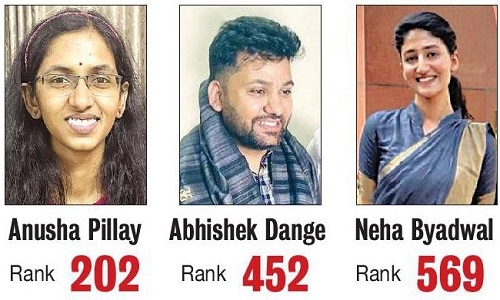 3 from CG among top rankers