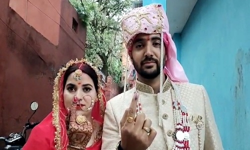 First-timers, newly-weds