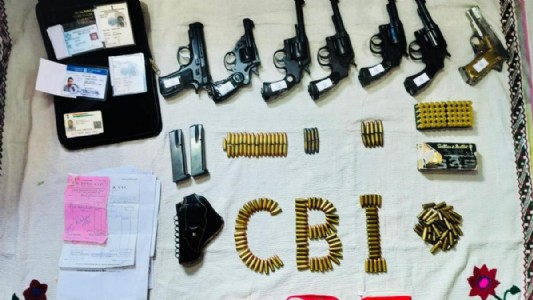 CBI’s search operation in Sandeshkhali: Arms, ammo seized