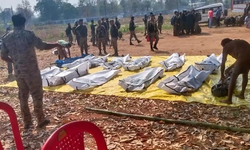 Bijapur encounter Toll rises to13 as 3 more bodies of Naxals found - Vimarsana News