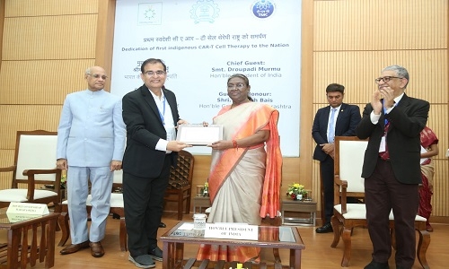 President launches India's first homegrown CAR T-cell therapy for cancer patients - Vimarsana News