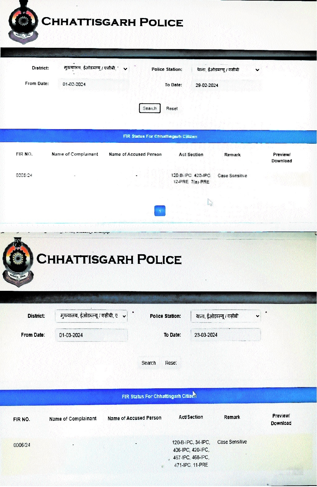 chattisgarh policn