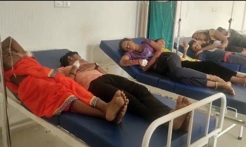 Food Poisoning :70 villagers fall ill