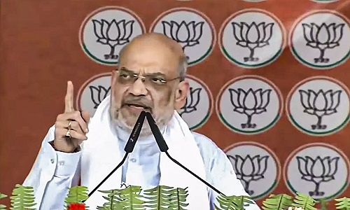 Choice between those who constructed Ram Temple and those who opened fire at Ram bhakts: Shah - Vimarsana News