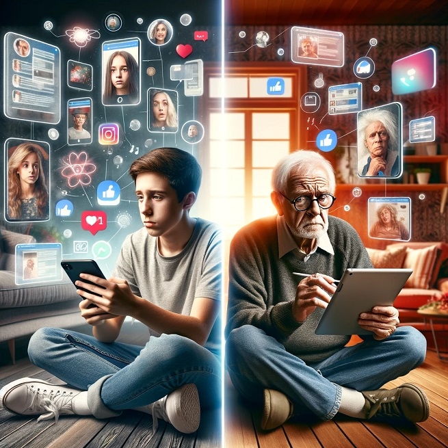 Paradox of social media
