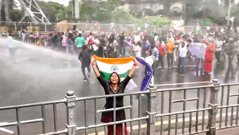 Nabanna Abhijan Rally Protesters