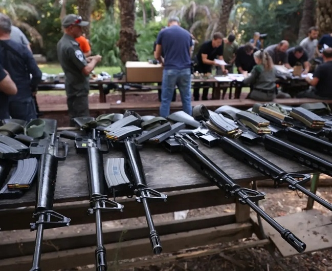 exporting arms to Israel