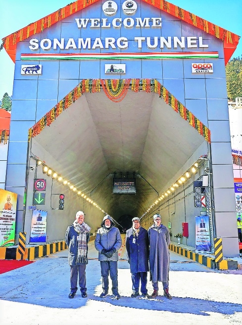 Prime Minister Narendra Modi with Union with gadkari