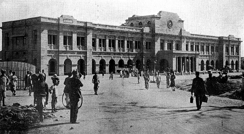 Iconic Nagpur Railway Station building 